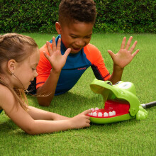 Hasbro Krokodil-Zahnarzt-Spritzwasserspiel f r Kinder Sprinklerspiele f r den Garten im Freien f r Sommerspa