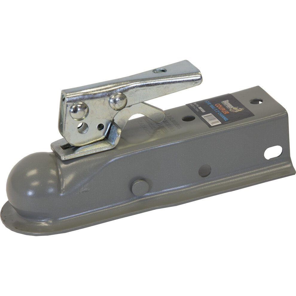 Buyers Products 0091050 Straight Tongue Trailer Coupler For 2-Inch Channel 1-7/8 -Inch Hitch Ball 2 000 Mgtw Class 1 Primer Finish No Mounting H 724920066792