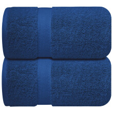 Infinitee Xclusives Premium Bath Sheets Towels for Adults - 2 Pack Extra Large Bath Towels 35x70-100% Soft Cotton Absorbent Oversized Bathroom Towels