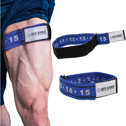 Bracelets De Biceps Noirs SHIHAN – Occlusion Sanguine Pour Entraînement Gym (paire)
