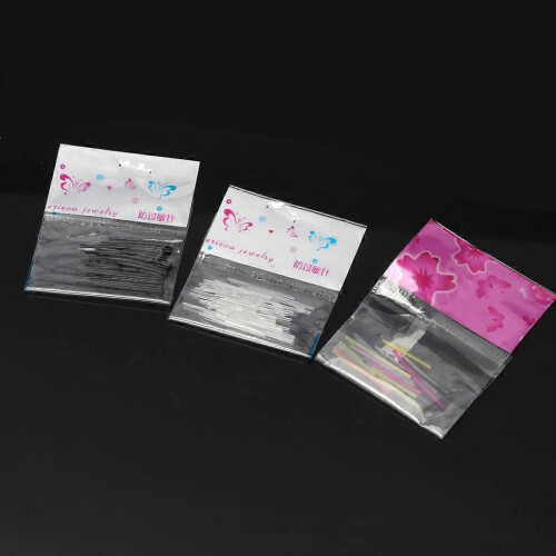 (Multi, One size) 250Pcs Clear Plastic Sticks Hypoallergenic Studs Pins Bars Ear Piercing Retainer 2