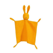 (Pink, One size) Baby Security Blanket Soothe Appease Towel Soft Animal Rabbit Doll Teething Bib