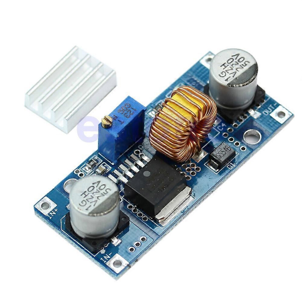(As Show, One Size) Step Down Power Supply Module 24V 12V 9V 5Vdc To Dc 4V-38V To 1.25V-36V 5A 5022093301739
