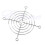 (As show, One size) 80mm Silver Fan Grill (1 Pack) 1