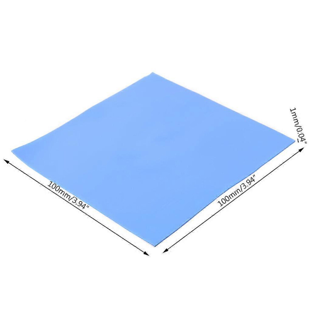 (As Show, One Size) Thermal Pad,100X100x1mm Thermal Conductivity Good Efficient Heat Dissipation 5021564595011