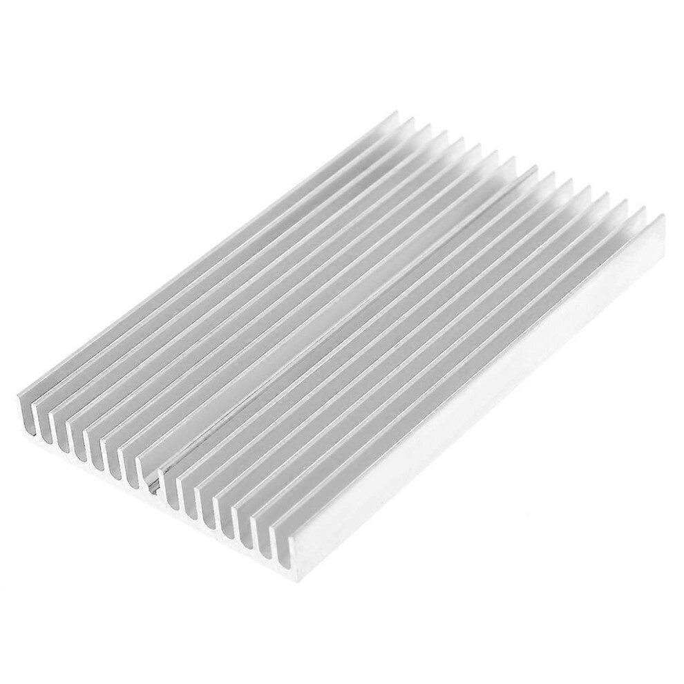 (As Show, One Size) 1 Pc 100*60*10Mm Aluminum Heat Sink Diy Cooler For Ic Chip Led Power Transistor 5021564592881
