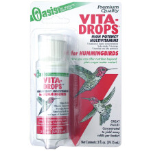 OASIS Hummingbird Vita Drops Hög Potens Multivitaminer - Vildfågel Tillskott för Färger