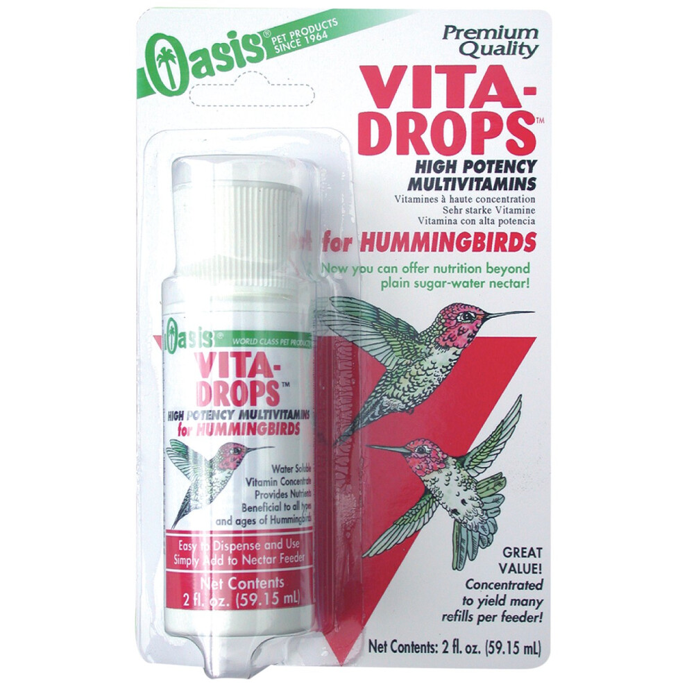 OASIS Hummingbird Vita Drops High Potency Multivitamins - Wild Bird Nu