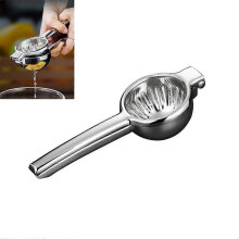 (As show, One size) 304 Stainless Steel Manual Lemon Squeezers - Heavy Duty Stainless Steel - Juice Extractor Single Press Handheld Lime Squeezer Citrus Juicer hand - Qui