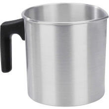 (As show, One size) Wax Melting Pot 1.2L Wax Cup with Heat Resistant Handle for DIY Candle and Soap Crafts