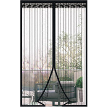 (As show, One size) Magnetic Fly Screen Door with Magnetic Closure Without Drilling for Balcony Door, Cellar and Terrace (120 * 220cm)