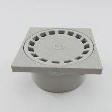(As show, One size) PVC sewer floor drain, gray, 100 x 100 mm