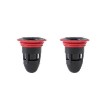 (As show, One size) 2piece Shower Floor Drain Backflow Preventer Sewer Core Anti-Odor Plug for Kitchen Bathroomblack