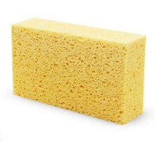 (As show, One size) 1pc Electric Steamer Absorbent Sponge Special Wood Pulp Descaling Microwave Oven Thickening Cleaning Sponge Block