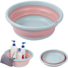 (As show, One size) 32x9cm Foldable Collapsible Basin Tableware Bowl Foldable Basin Camping Folding Basin, Collapsible Basin, Collapsible Dishwashing Bowl Collapsible Bas