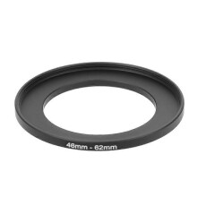 (As show, One size) 46mm To 62mm Metal Step Up Rings Lens Adapter Filter Camera Tool Accessories New