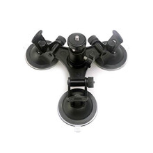 (As show, One size) Triple Suction Cup Mount Low Angle Sucker Holder for Gopro Hero 2 3 3+ 4 Camera