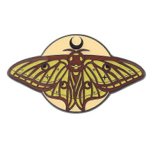 (B, One size) 1/4Pcs Luminous Cute Enamel Pins Set Butterfly Insect Brooch Pin Clip Broach