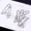 (45mm, One size) Heavy Duty Safety Pins 10 Pcs/Set Silver Tone Large Strong Pinning Sewing Tools 3
