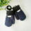 (M, Light Blue) Winter Solid Color Mittens Thicken Gloves Windproof Warm Plush Cute Gloves 4