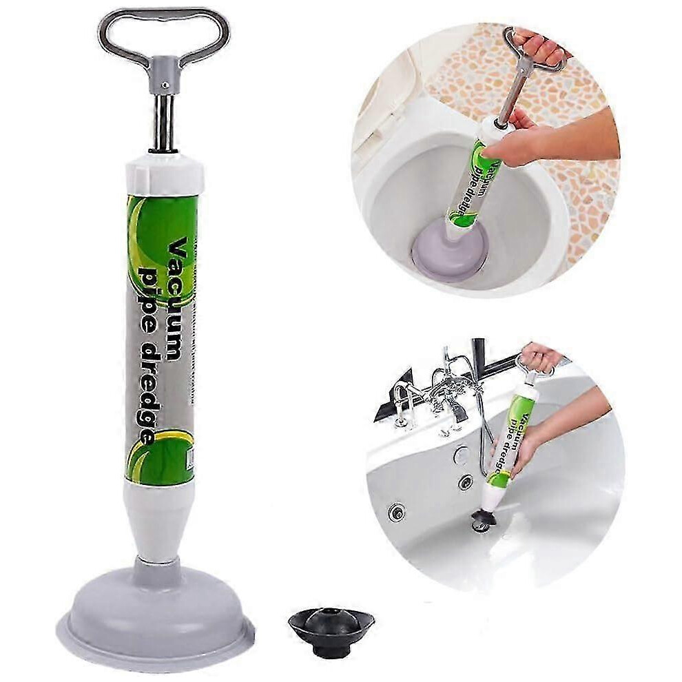 (As Show, One Size) Powerful High Pressure Plunger - Bathroom And Toilet Use 4632480836815