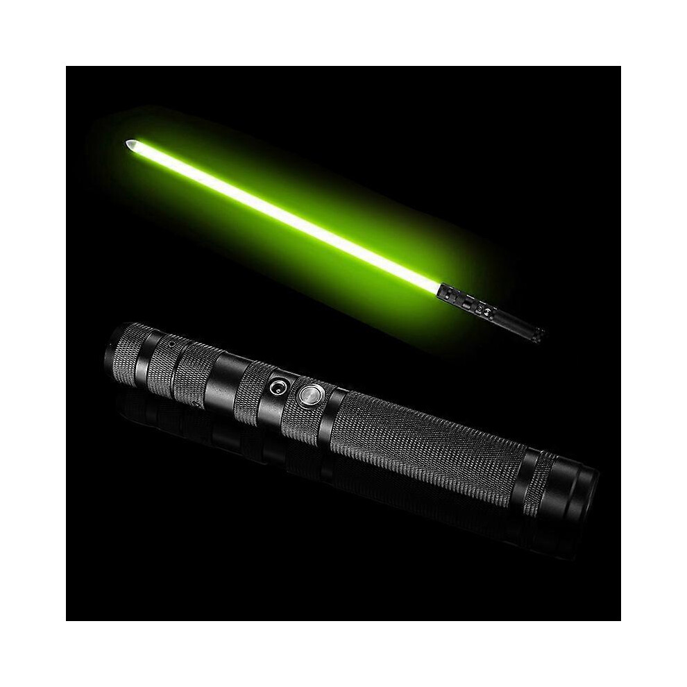 (As Show, One Size) Saber Laser Sword Rgb 7 Colors Changeable Electronic Sword Fx Soundblack Light