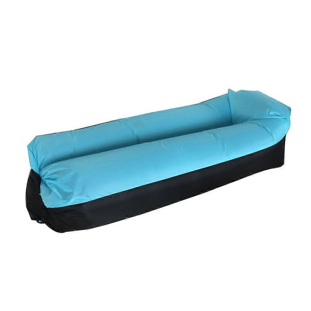 (As show, One size) Adult Beach Lounge Chair Fast Folding Camping Sleeping Bag Waterproof Inflatable Sofa Bag Lazy Camping Sleeping BagsInflatable Bed