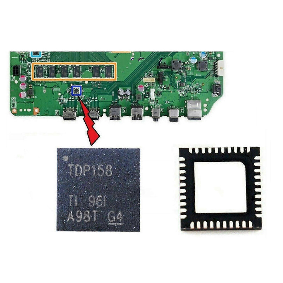 (As Show, One Size) Xbox One X Hdmi Retimer Ic Chip Display Interface Ic Tdp158 Display Interface Ic 4632480875180