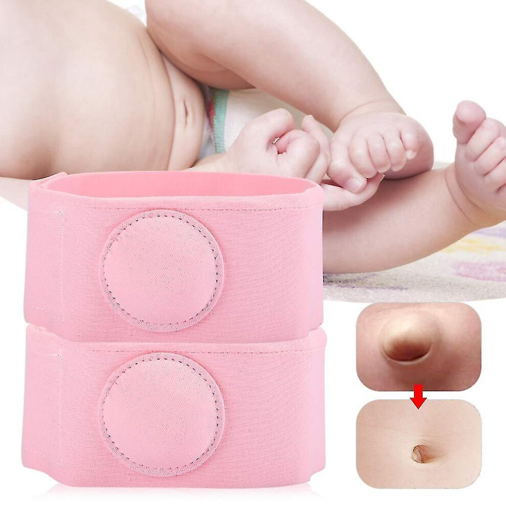 (As show, One size) Hernia Belt 2pcs Baby Hernia Therapy Belt Treatment Children Infant Baby Umbilical Hernia Belt