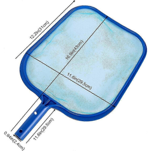 (As show, One size) Swimming Pool Net Professional Fine Mesh Frame Landing Net - Pool Accessory 1
