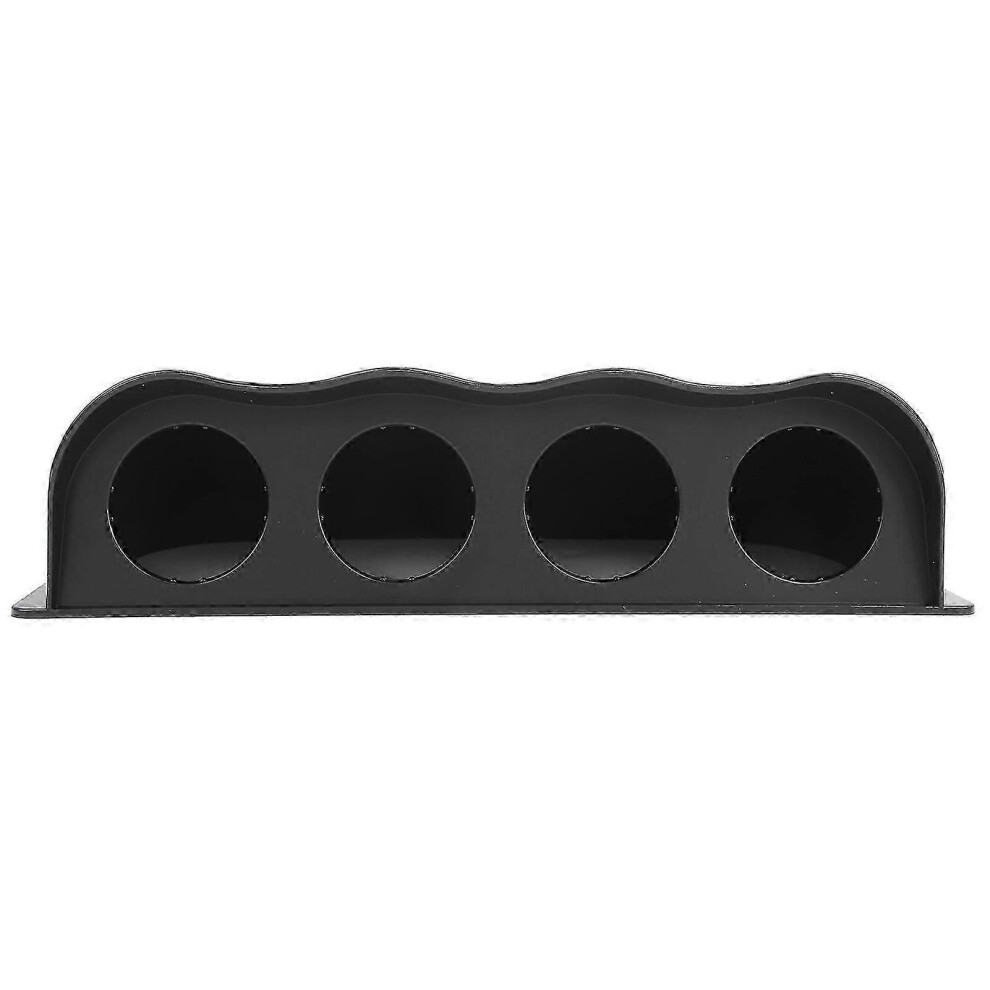 (As Show, One Size) Universal 4 Hole Gauge Mount Holder Quad Meter Pod 52Mm/2In Instrument Dash Parts 4632480835122