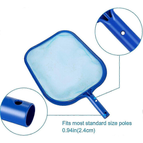 (As show, One size) Swimming Pool Net Professional Fine Mesh Frame Landing Net - Pool Accessory 2