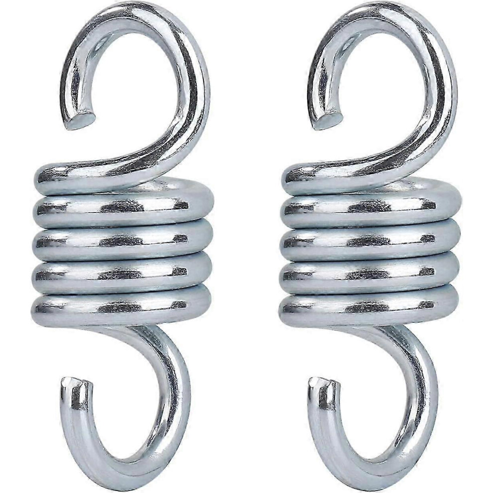 (As show, One size) Galvanized Steel Hammock with Spring Hook - Max Load 500kg (2 Pieces)-image-OPC-PHPQCRS-NEW
