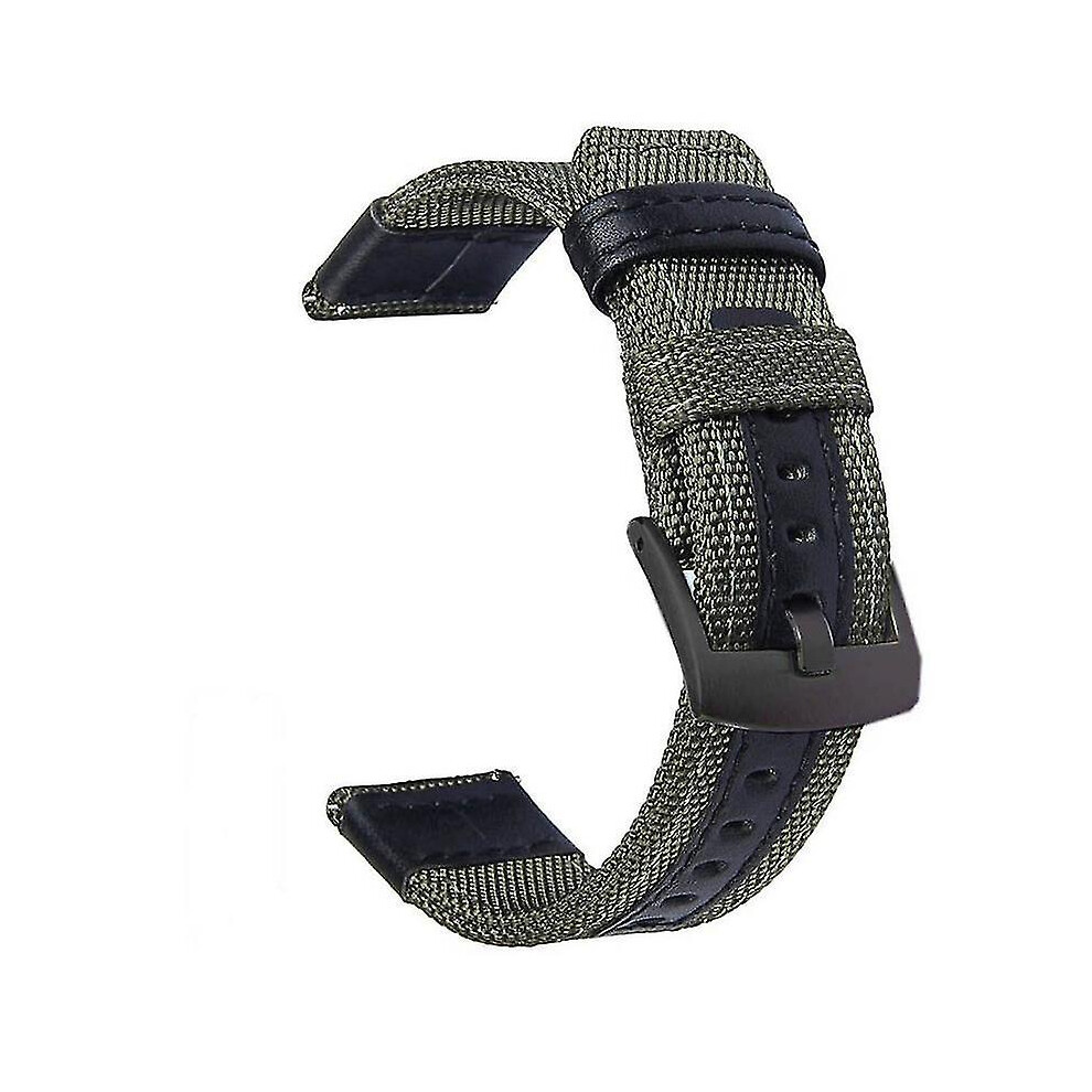 (As show, One size) 22mm Nylon Strap Is Suitable For Garmin Fenix 5/fenix 6