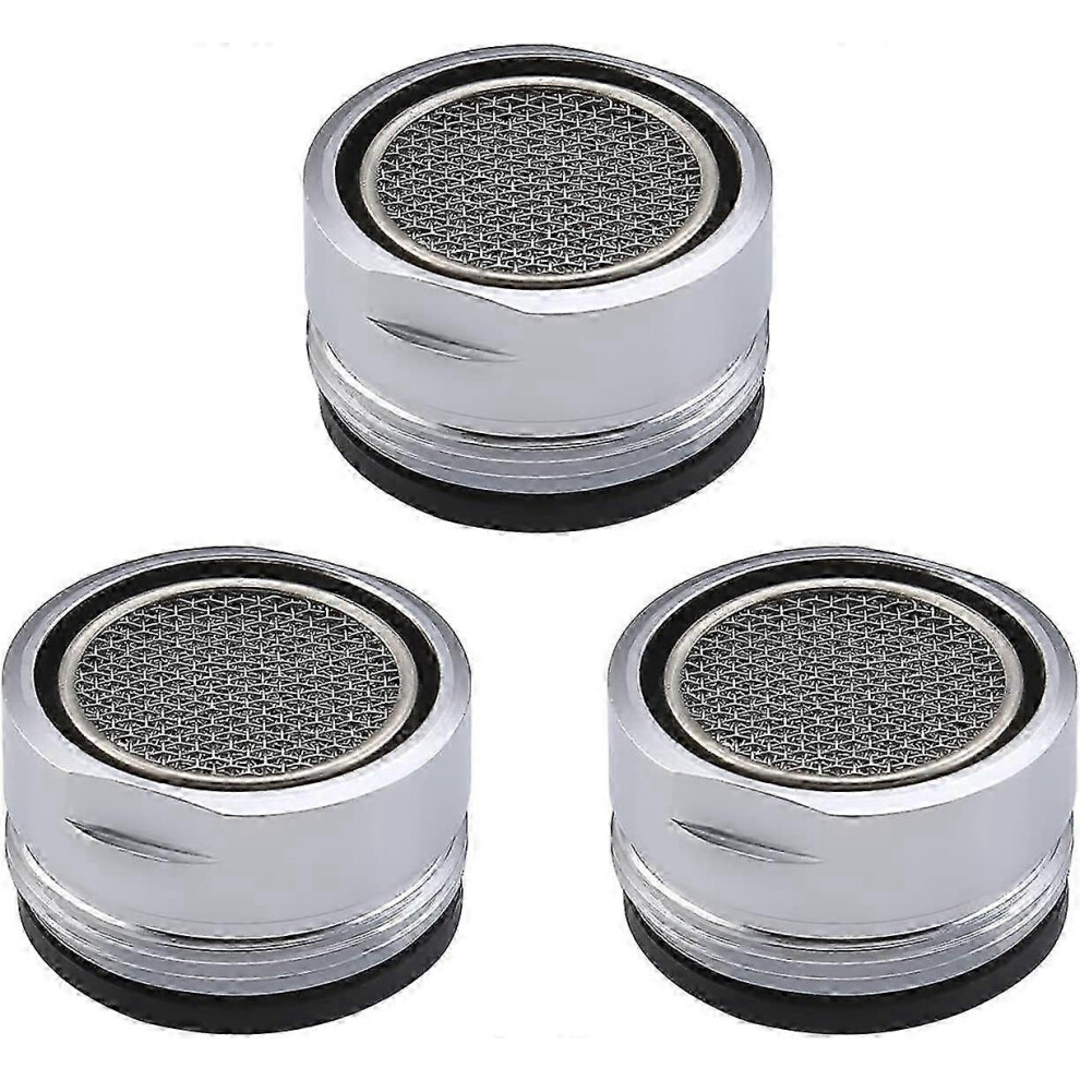 (As Show, One Size) Aerator Aerator M24 Nozzle Faucet Strainer Filter Faucet Strainer For Fittings Aerators Attachment Aerator Polished Chrome 3 Piece 4632480875401