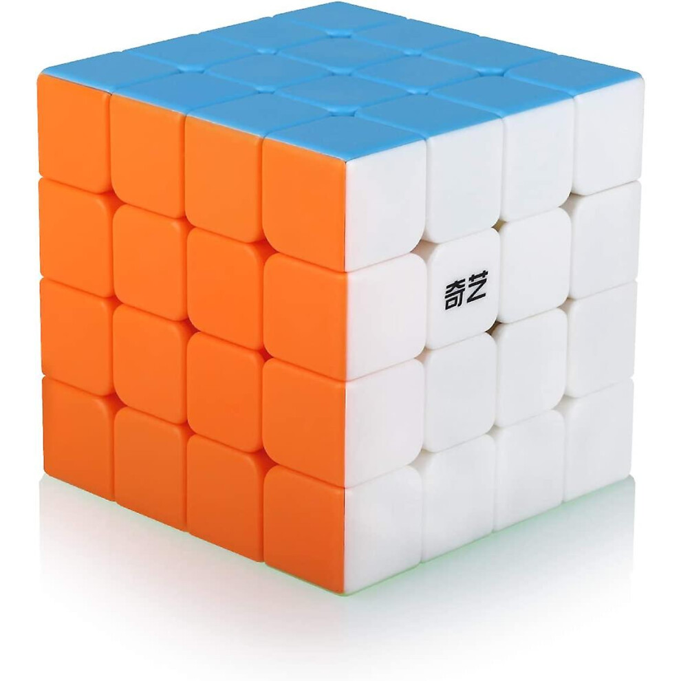 (As show, One size) Speed Cube 4x4 4x4x4 Stickerless Magic Puzzle Magic Speed Cube Adult Children's Holiday Gift (stickerless)