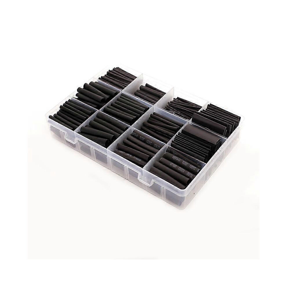 (As show, One size) 625 PCS Heat Shrink Tubing Kit, Heat Shrink Tube Wire Wrap, 2:1 Ratio Electrical Cable Sleeve Assortment with Storage Case for Long Lasting Insulation