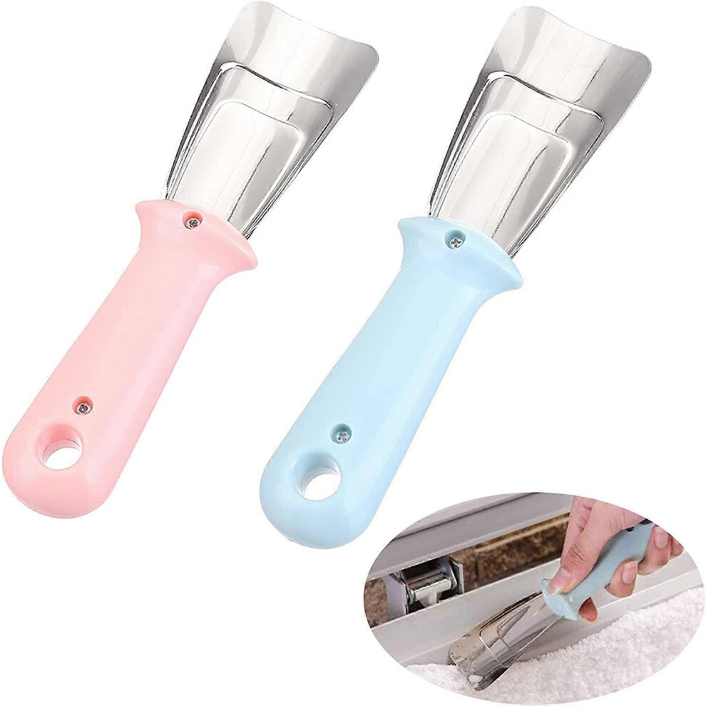 (As show, One size) Refrigerator Scraper Refrigerator Defroster Refrigerator Tool Refrigerant Defroster Scraper 2 Pieces Of Freezer Defrosting Shovel