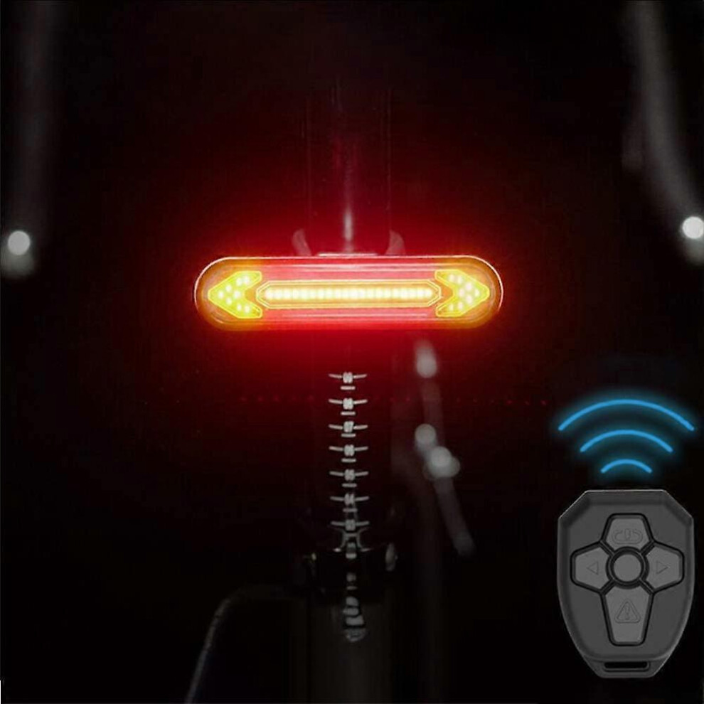 (As show, One size) Bike Rear Light - USB Rechargeable