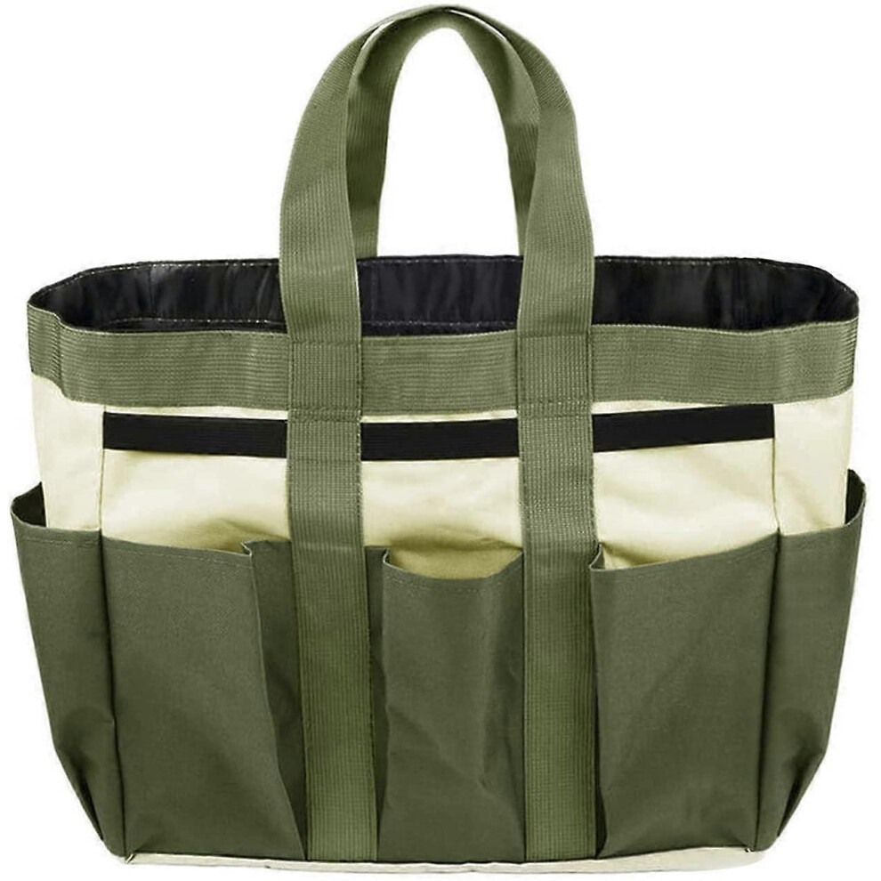 (As Show, One Size) Portable Gardening Tool Bag Oxford Plant Tool Bag Multi-Pocket Tool Storage Bag Planting Carry Bag Indoor Outdoor Home Lawn Garden 5053768882550