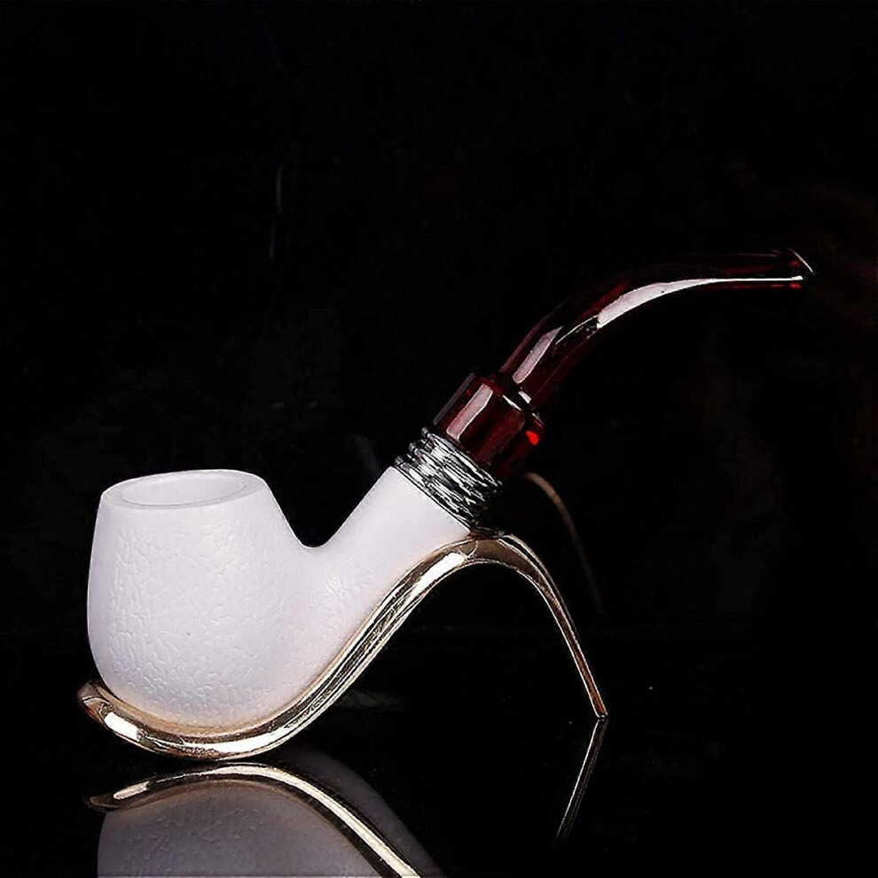 (As show, One size) High Quality Tobacco Pipes Meerschaum Pipe Cigar Meerschaum Pipe for Friends Pipe Smoking Tobacco Pipes