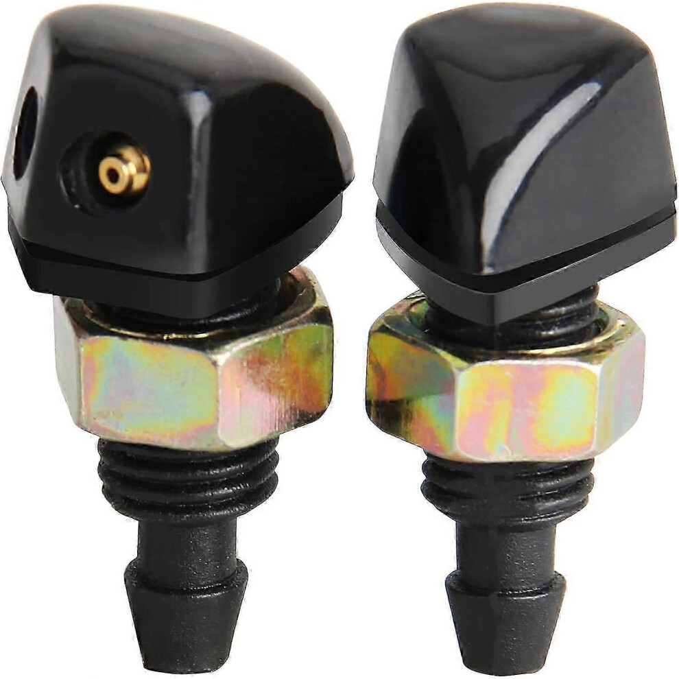 (As Show, One Size) Universal Windshield Washer Spray Nozzles - Set Of 2 Car Windscreen Nozzles 4632480835078