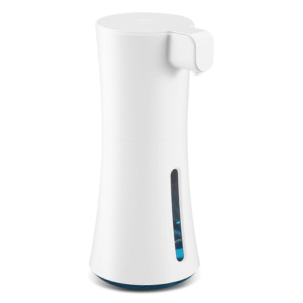 (As Show, One Size) Foaming Soap Dispenser 350Ml/12Oz Automatic Soap Dispenser, Touchless Waterproof Hands Free Foaming Liquid Soap Dispenser (N White