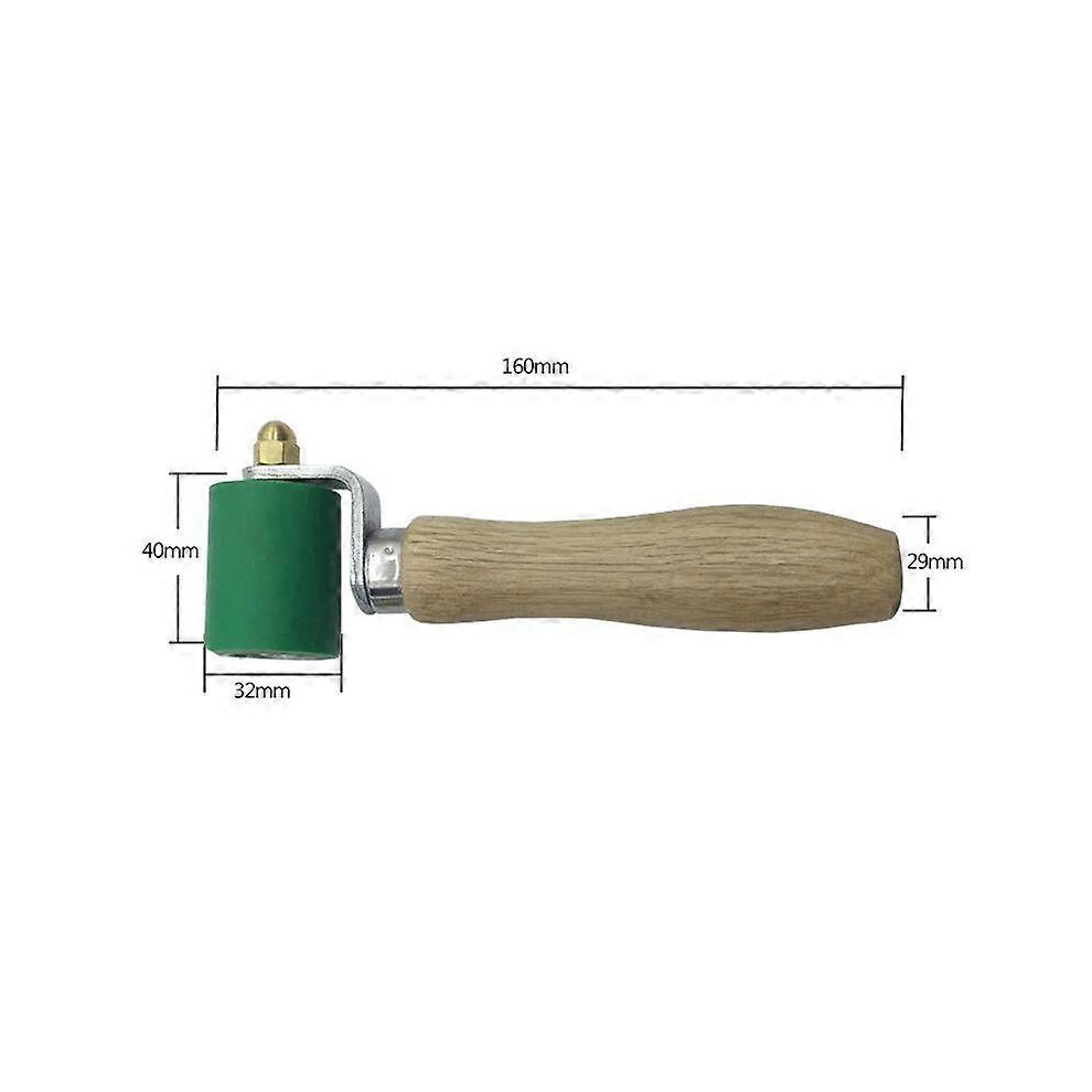 (As show, One size) Compaction roller tire repair tool film pressure wheel scraper audio roller tire repair tool compaction wheel 40mm