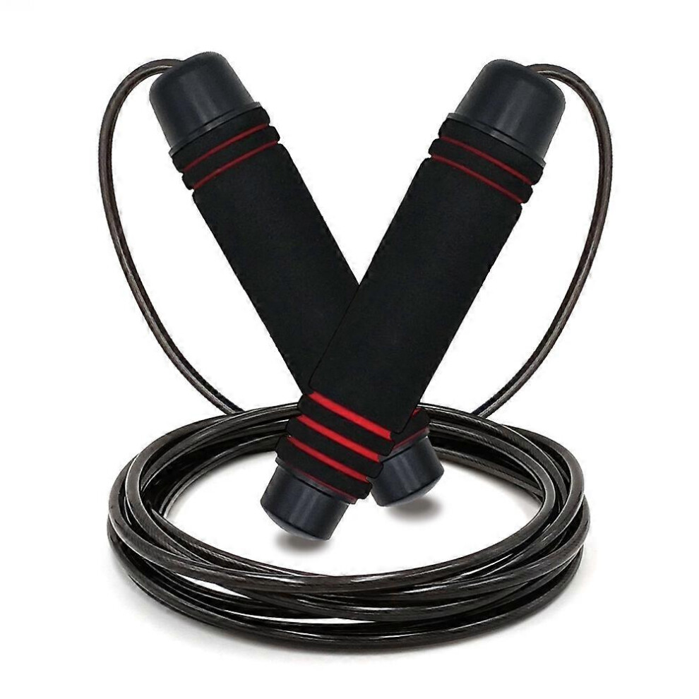 (As show, One size) Corde  sauter, corde  sauter  vitesse rglable pour enfants et adultes, roulement  billes en acier, exercice de fitness, cble en acier pour le sport