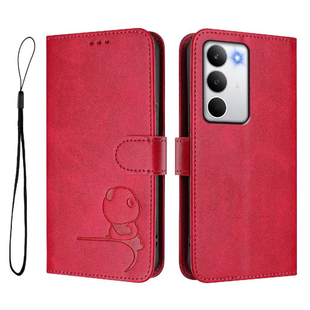 (Rose ) Phone Case For Realme C71 4G Rfid Blocking Card Slots Holder Kickstand Magnetic Pu Leather Flip Folio Red 764563663729