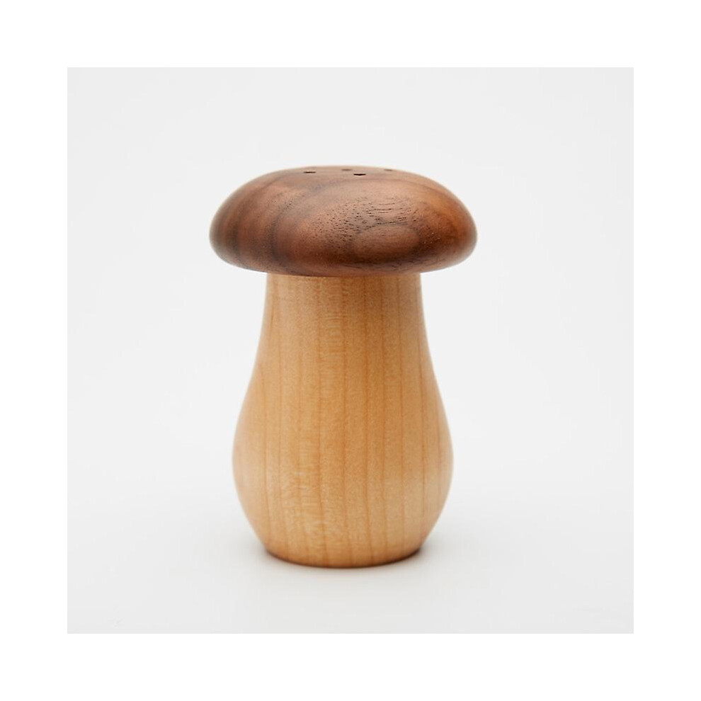 (As show, One size) Wooden Cute Mushroom Toothpick Dispenser Container For Home Kitchen Dining Room