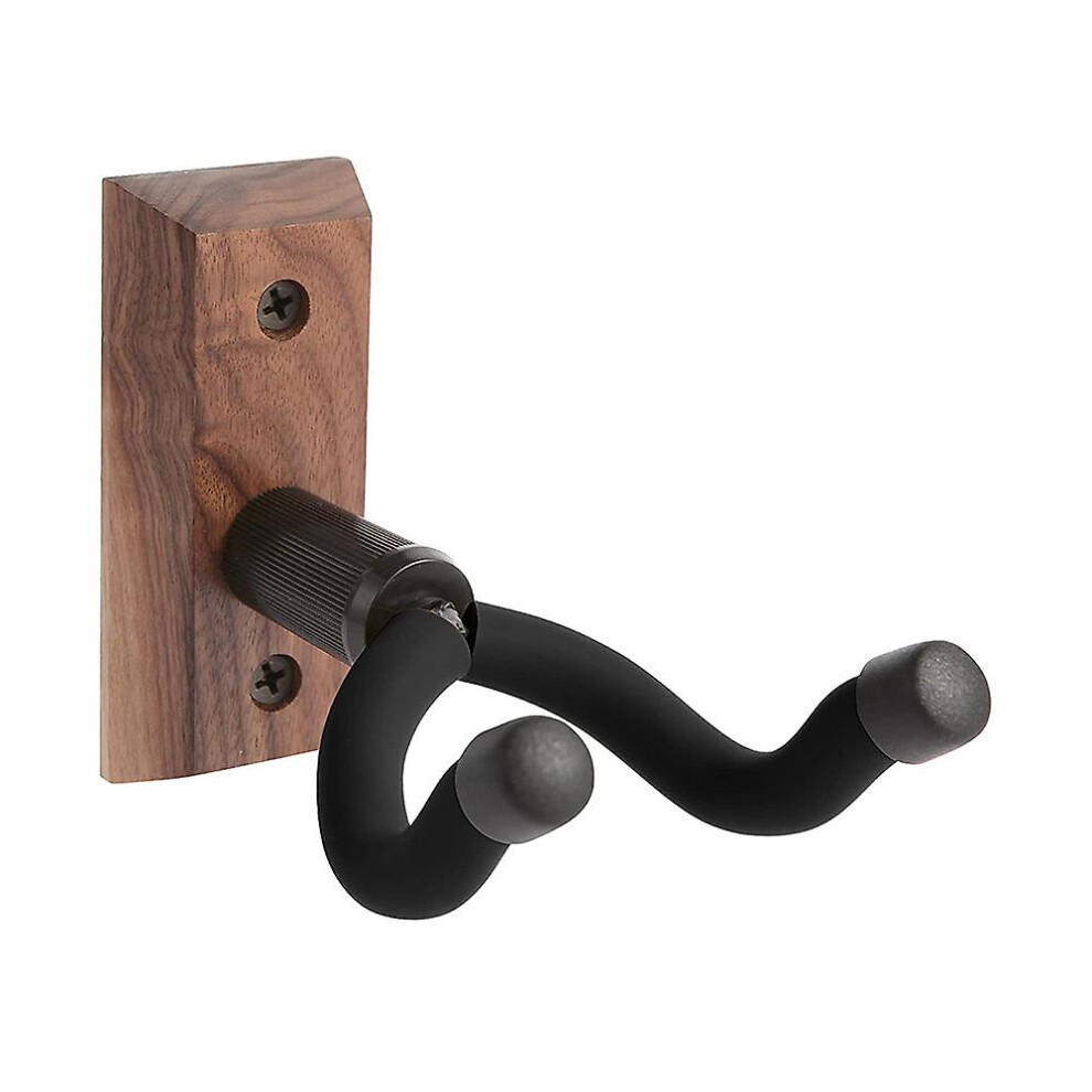 (As show, One size) Guitar Hangers For Electric, Acoustic And Bass Guitar Bracket Accessories For Home Or Studio Wallsblack
