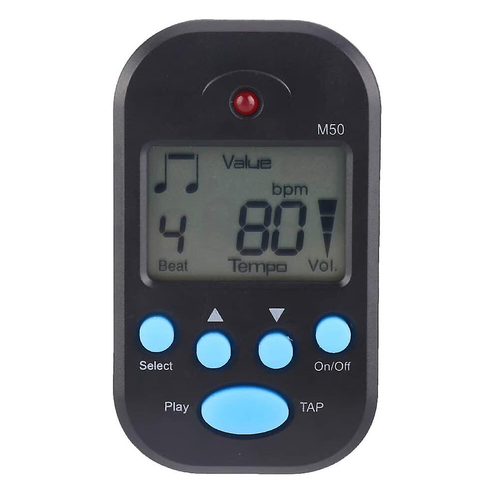 (As show, One size) Lcd Metronome, Musical Instrument Accessories Metronome For Violin, Guitar, Piano Saxophone.