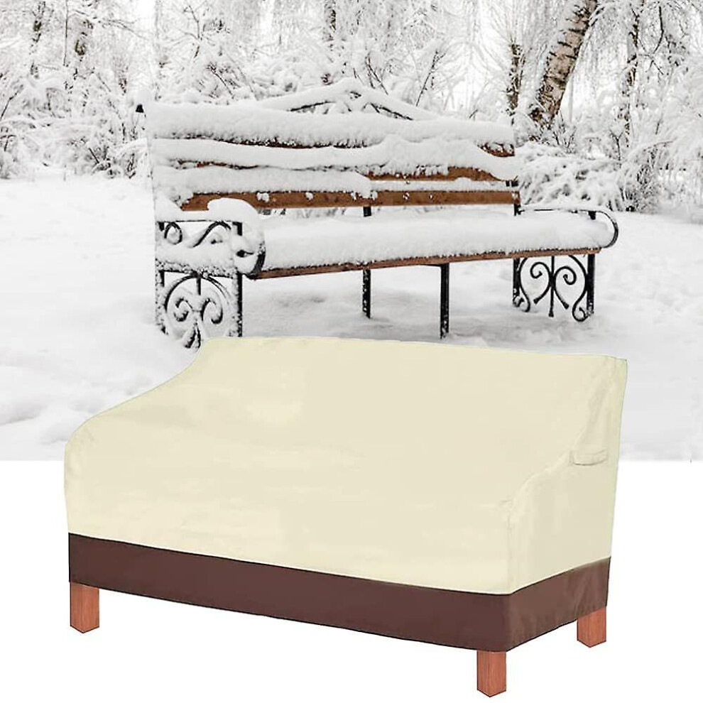 (As show, One size) Multi-person Sofa Cover 420d Oxford Fabric Outdoor Patio Patio Sofa Table And Chair Cover Anti 85wx 37 Dx 35 H